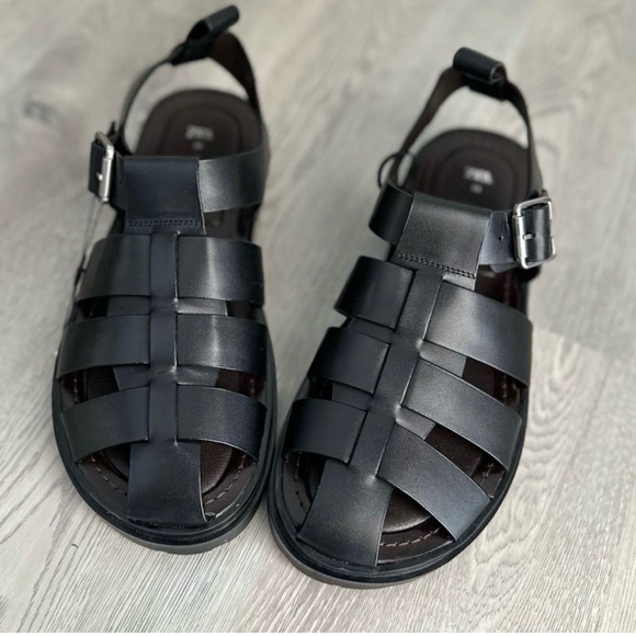 ZARA LUG SOLE FISHERMAN SANDALS NWT - Picture 7 of 7
